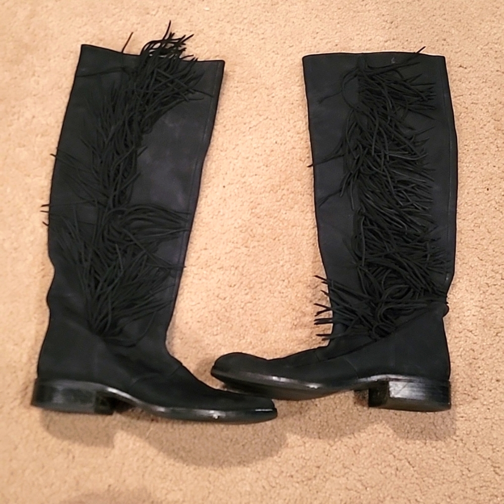 Women's Fringe Boots by Sam Edelman - Size 7